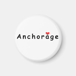 I love Anchorage Magnet
