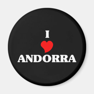 I Love Andorra Magnet