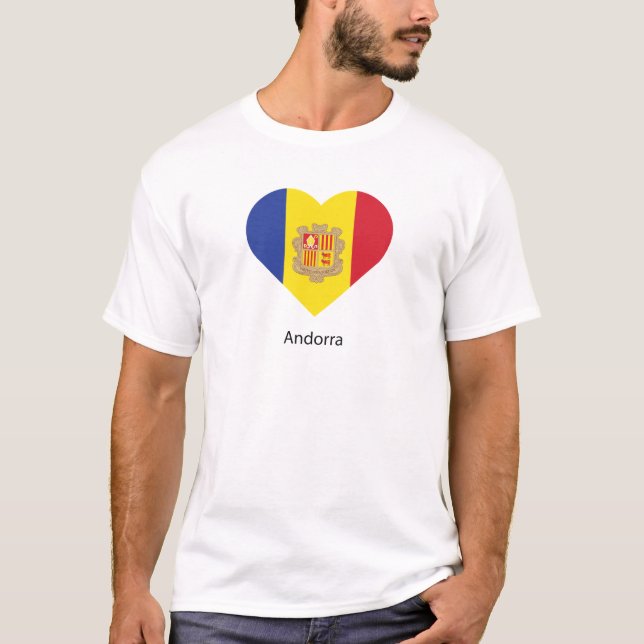 I Love Andorra T-Shirt (Front)