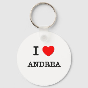 I Love Andrea Key Ring