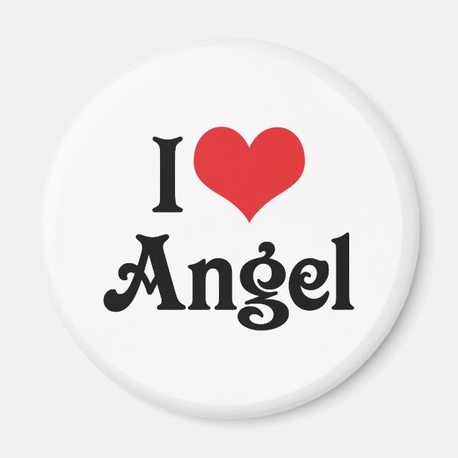 I Love Angel Magnet (Front)