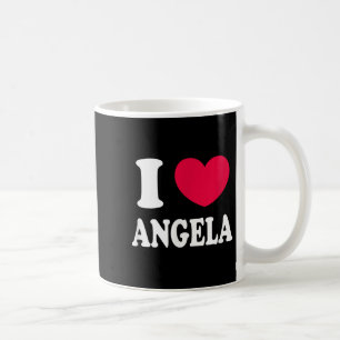 I Love Angela  Coffee Mug