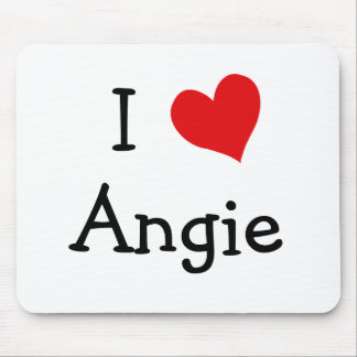 I Love Angie Mouse Mat
