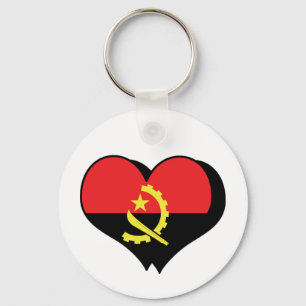 I Love Angola Keychain