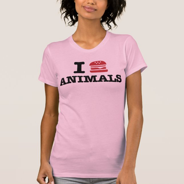i love animals T-Shirt (Front)