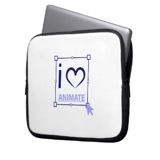 I Love Animate Laptop Sleeve