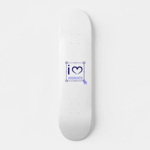 I Love Animate Skateboard