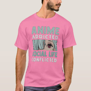 I Love Anime And Takoyaki - Kawaii Otaku - Cute Ma T-Shirt