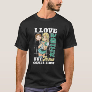 I Love Anime But Jesus Comes First Bible Manga Fan T-Shirt