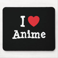I love Anime heart custom personalised