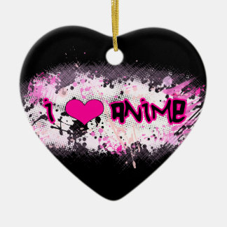 I Love Anime Ornament