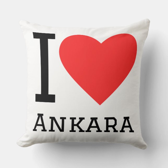I love Ankara  Cushion (Front)