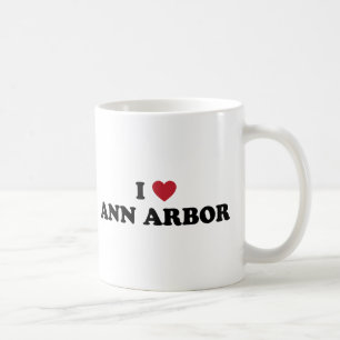 I Love Ann Arbor Michigan Coffee Mug