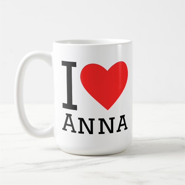 I love anna coffee mug (Left)