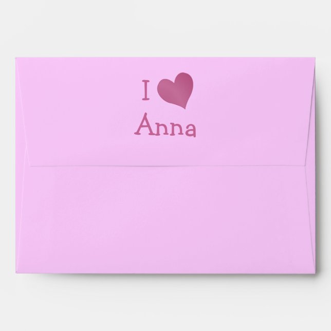 I Love Anna Envelopes (Back (Top Flap))