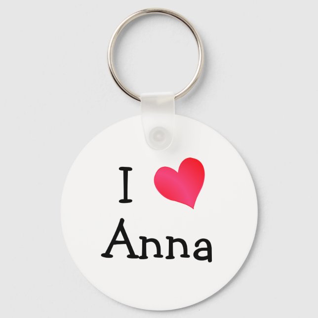 I Love Anna Key Ring (Front)