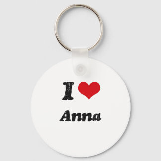 I Love Anna Key Ring