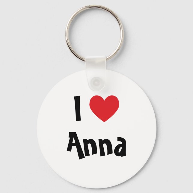 I Love Anna Key Ring (Front)
