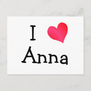 I Love Anna Postcard