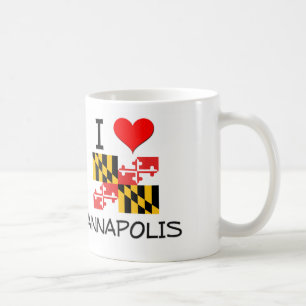 I Love Annapolis Maryland Coffee Mug