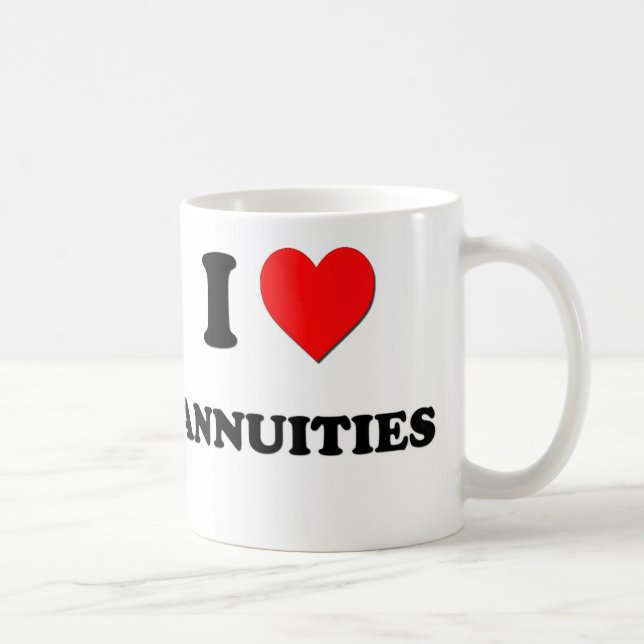 I Love Annuities Coffee Mug (Right)