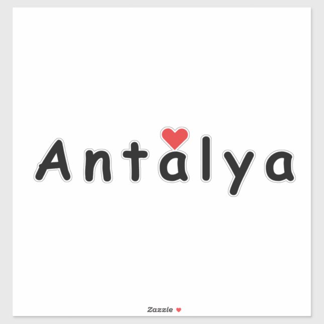I love Antalya (Sheet)
