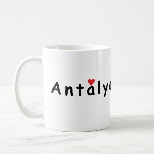 I love Antalya Coffee Mug (Left)