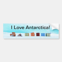 I Love Antarctica! Bumper Sticker