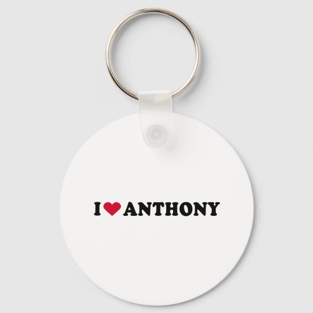 I LOVE ANTHONY KEY RING (Front)