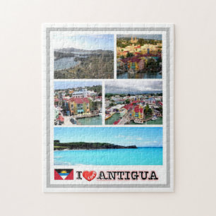 I LOVE Antigua - Jigsaw Puzzle