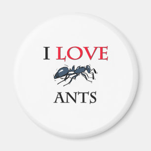 I Love Ants Magnet