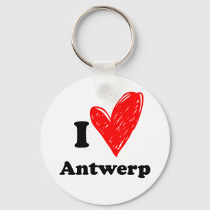 I love Antwerp Key Ring