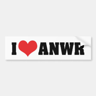 I Love ANWR Bumper Sticker
