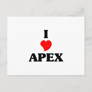 I love Apex Postcard