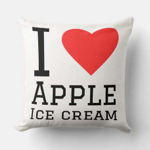I love Apple ice cream Cushion