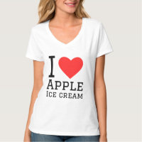 I love Apple ice cream 