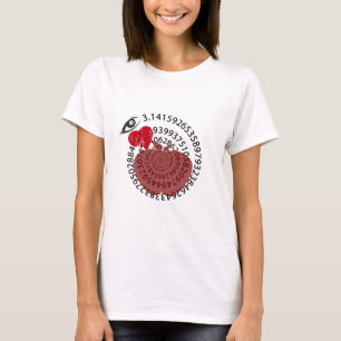 I Love Apple "Pi" Pie Math Lovers! T-Shirt