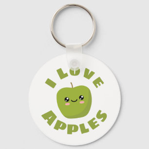 I love Apples Key Ring