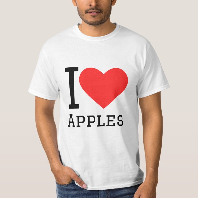 I love apples T-Shirt (Front)