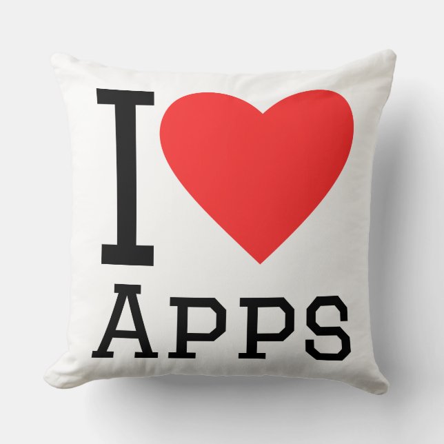 I love apps cushion (Front)
