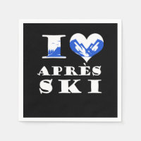 I Love Apres Ski Skiing Snow Winter Sports Gift
