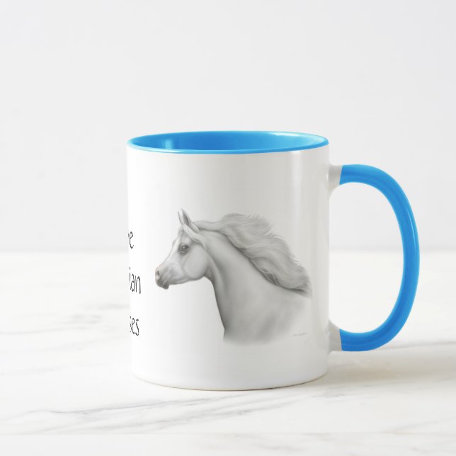 I Love Arabian Horses Mug (Right)