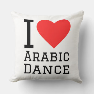 I love Arabic dance Cushion