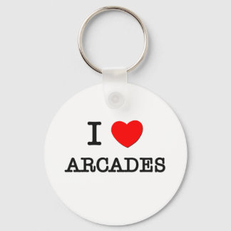 I Love Arcades Key Ring