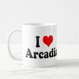 I Love Arcadia, United States Coffee Mug