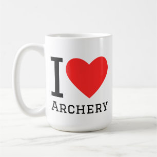 I love archery coffee mug