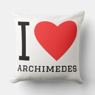 I love archimedes cushion