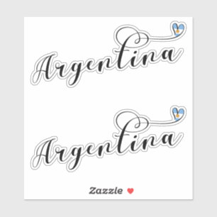 I Love Argentina, Argentine Flag Heart