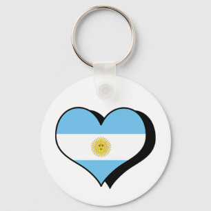 I Love Argentina Keychain
