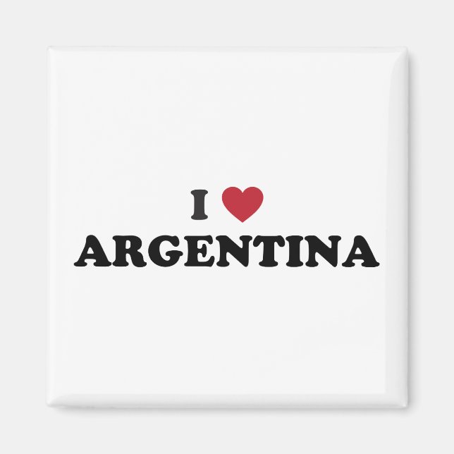 I Love Argentina Magnet (Front)
